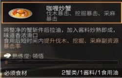 明日之后咖喱炒蟹如何制作 明日之后咖喱炒蟹食谱配方一览